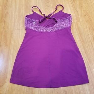 Eggplant Purple Lululemon Workout Top
